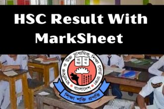 মার্কশিটসহ এইচএসসি পরীক্ষার ফলাফল দেখার নিয়ম | HSC Result With MarkSheet 2023.